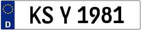 Truck License Plate